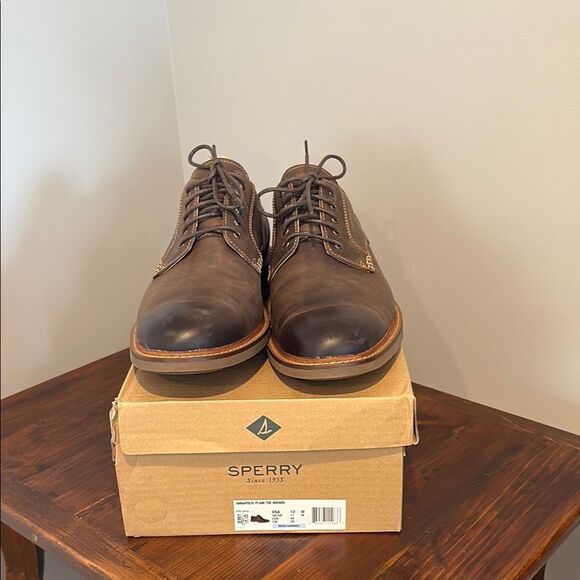 NEW Sperry Annapolis Top-Sider Men’s Oxford Dress Shoes Size 12 M Style STS17815 - Picture 2 of 11